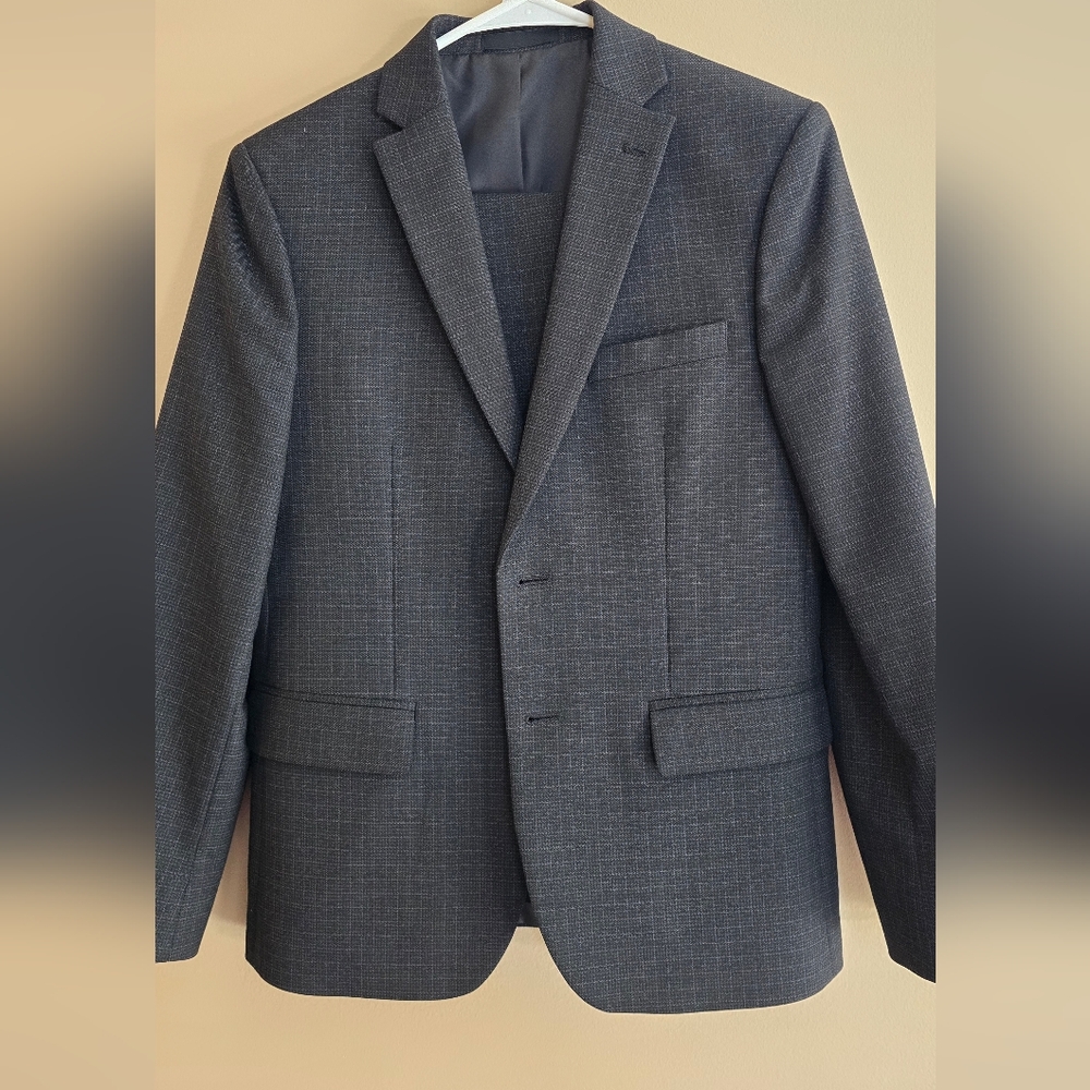 Boys Size 16 Ralph Lauren Charcaol Suit
